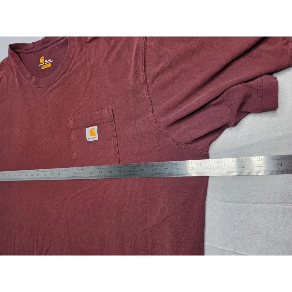 Carhartt Pocket T-Shirt Men's 3XLT Multicolor Original Fit Short Sleeve Lot of 4 - Picture 10 of 10